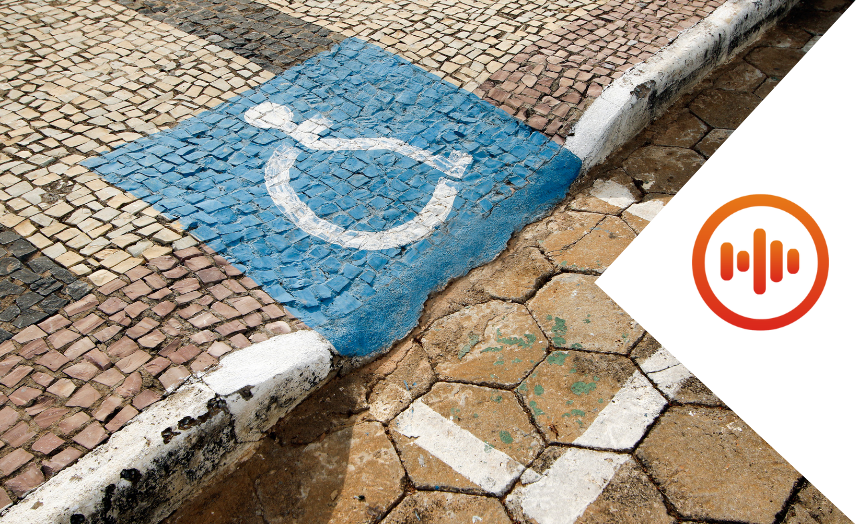 Estacionar em frente de rampa pode virar infraÃ§Ã£o gravÃ­ssima